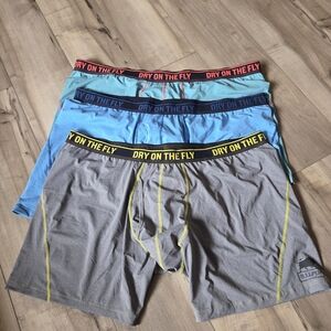 Men's Boxer Briefs - Gray, Blue, Red